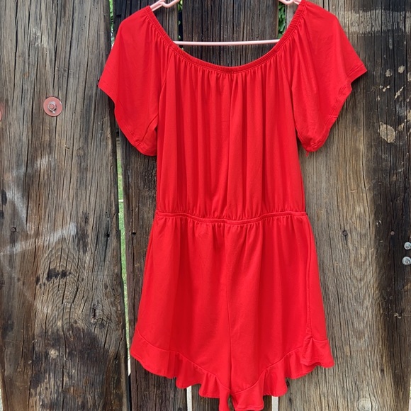Red Romper - Picture 3 of 4